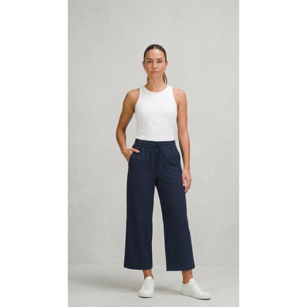 Lululemon City Sleek 5 Pocket Wide-Leg Pant True Navy XL LW5FWWS